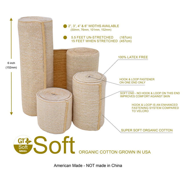 4" Comfort Elastic Bandage (Free Shipping USA)